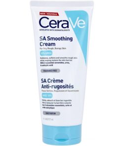 کرم مرطوب کننده و نرم کننده قوی سراوی Cerave مدل SA Smoothing cream حجم 177 میل | پوست خشک و زبر