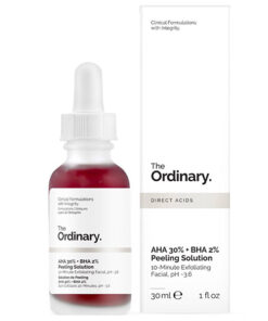 سرم پیلینگ و لایه بردار اوردینری روشن کننده و ضد لک 30 میل اصل ا The Ordinary AHA 30% + BHA 2% Peeling Solution