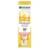 ضد آفتاب رنگی فلوئیدی ویتامین سی گارنیر SPF50+ حجم 40 میل